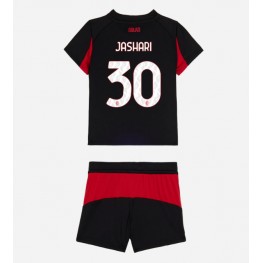 AC Milan Ardon Jashari #30 Thuis tenue Kids 2025-26 Korte Mouw (+ Korte broeken)